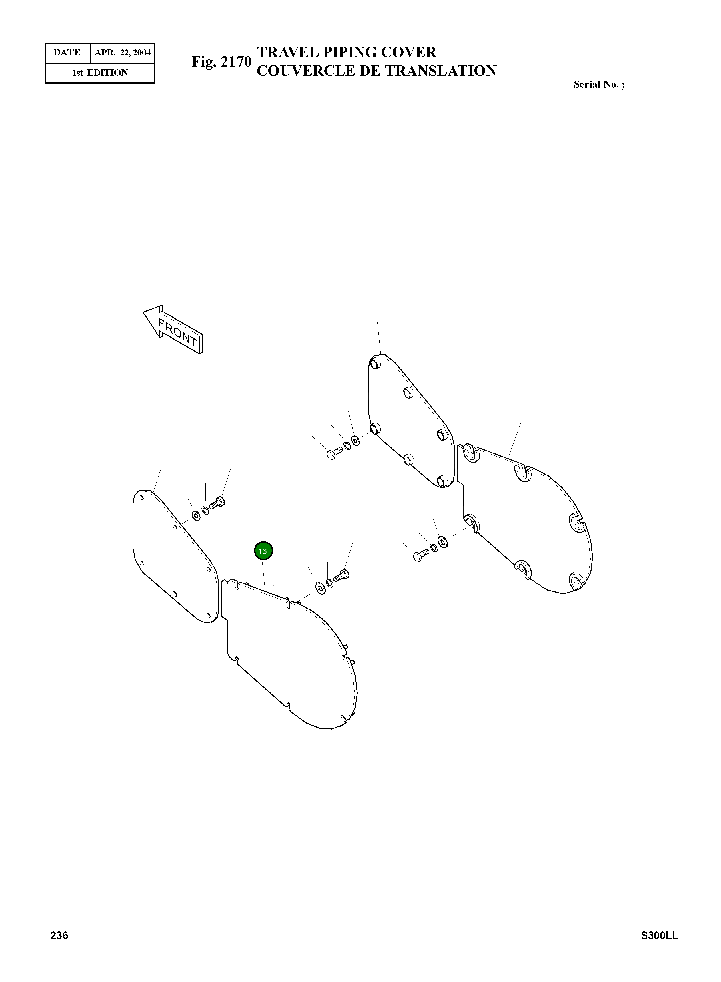 Крышка 2627-1806 Komatsu