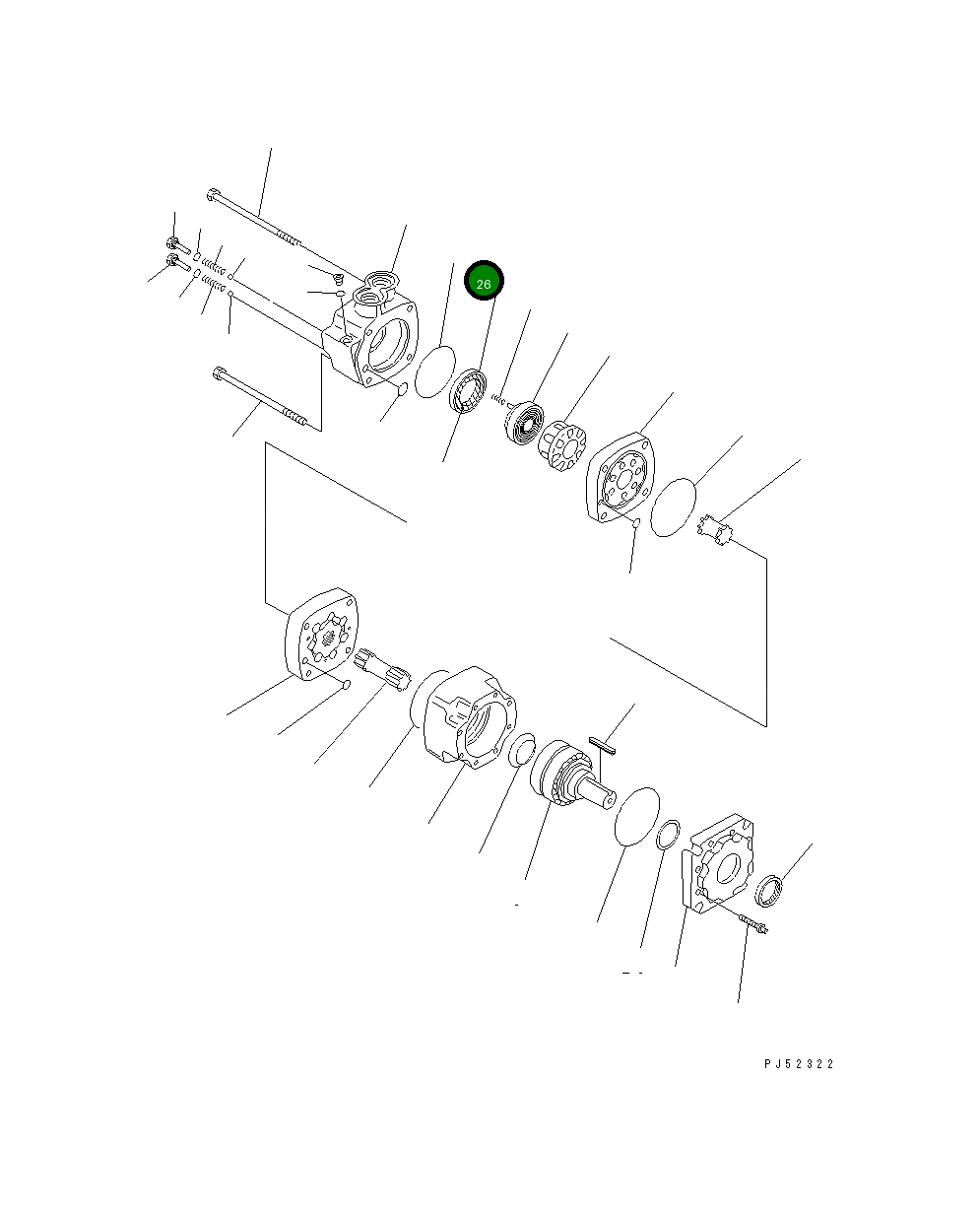 Кольцо уплотнительное (O-Ring) ST9022-7 Komatsu
