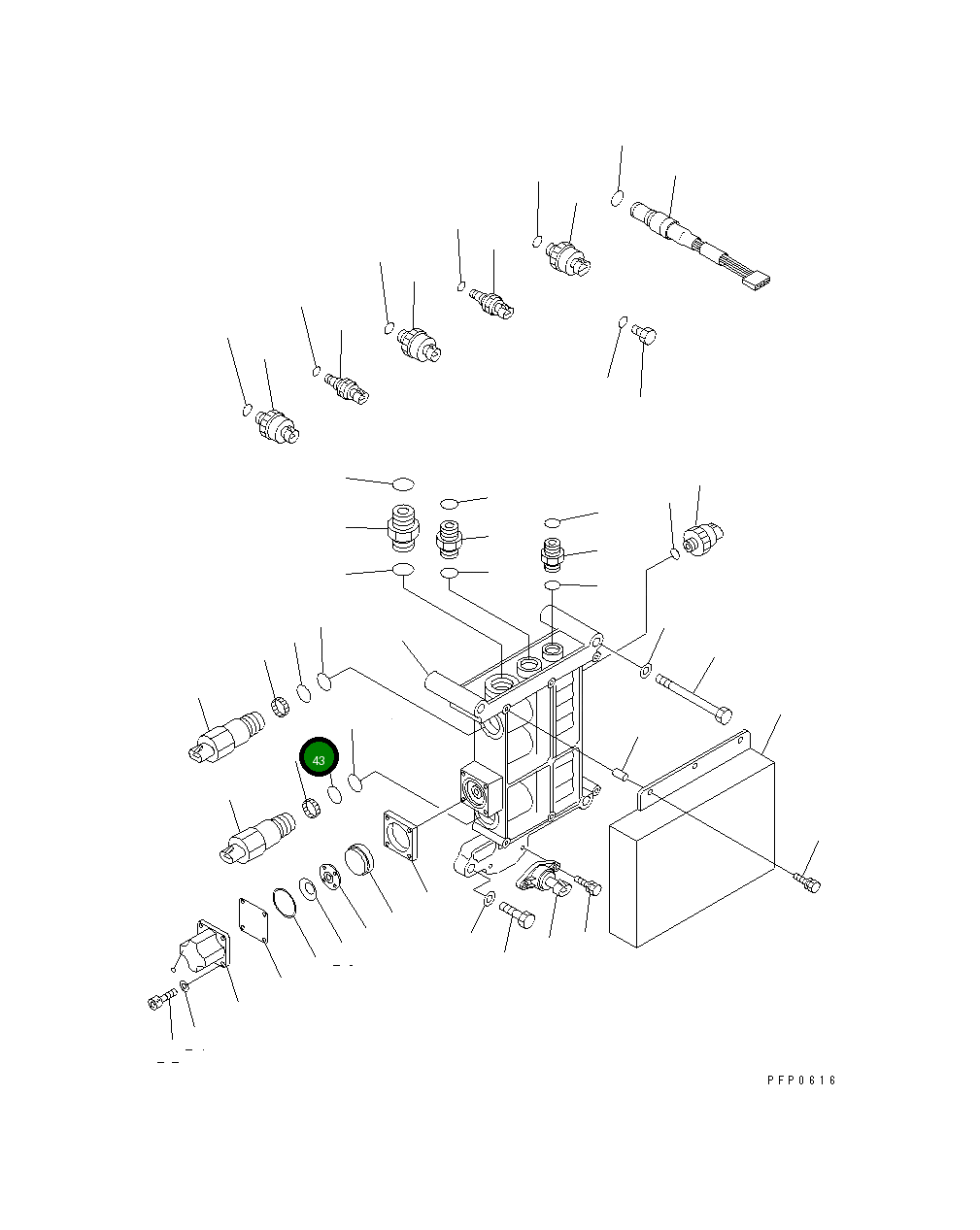 Кольцо уплотнительное (O-Ring) CU3865398 Komatsu