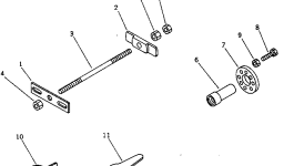 Болт YM104200-92130 Komatsu