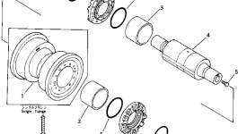 Втулка 195-30-36140 Komatsu