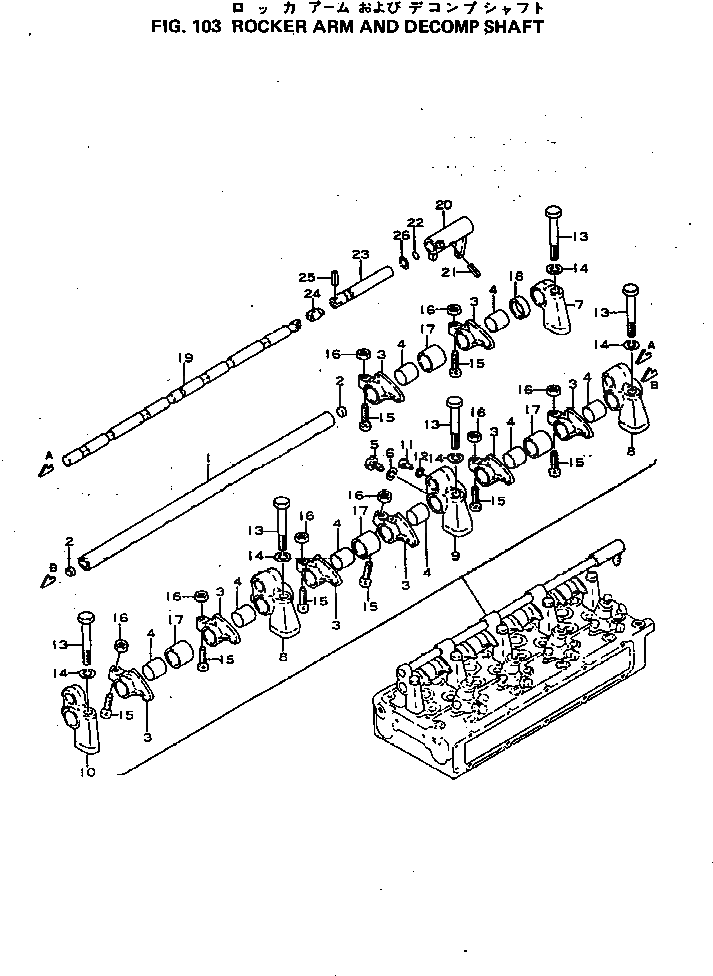 Болт 6141-41-5140  Komatsu