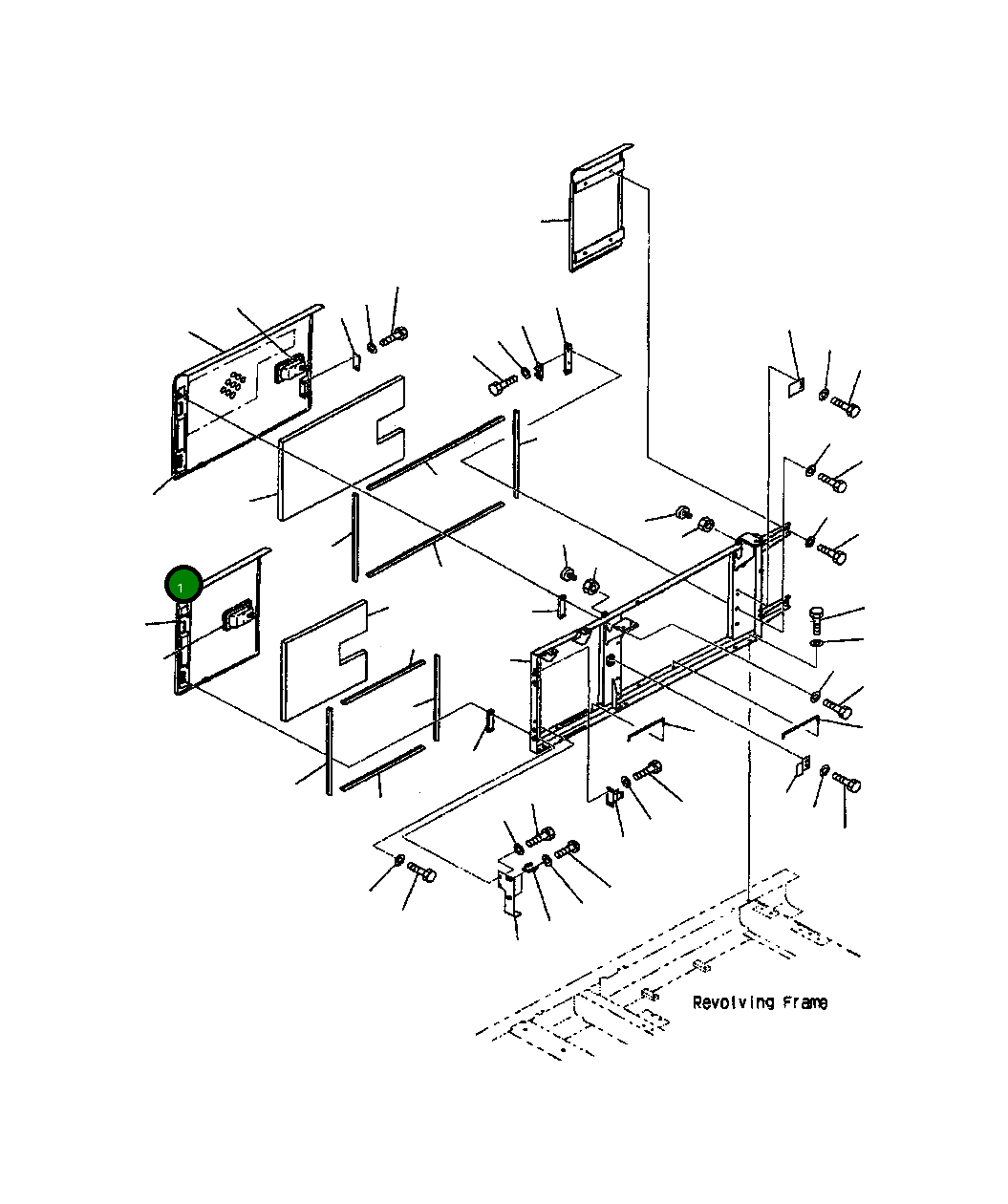 Крышка 207-54-68811 Komatsu