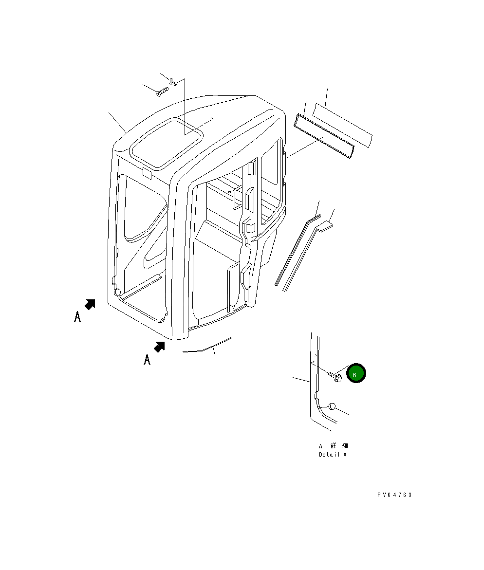 Болт 01435-41014 Komatsu