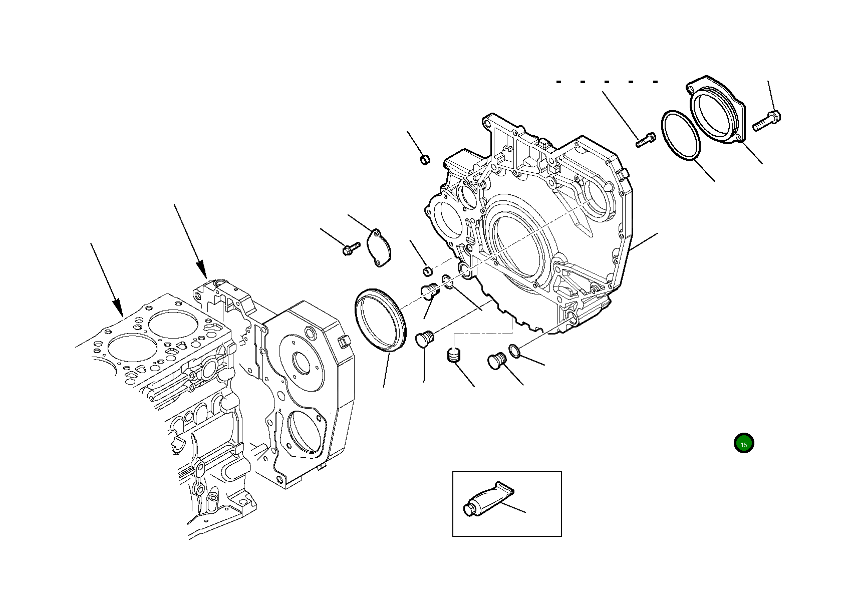 Кольцо уплотнительное (O-Ring) EA17285481 Komatsu