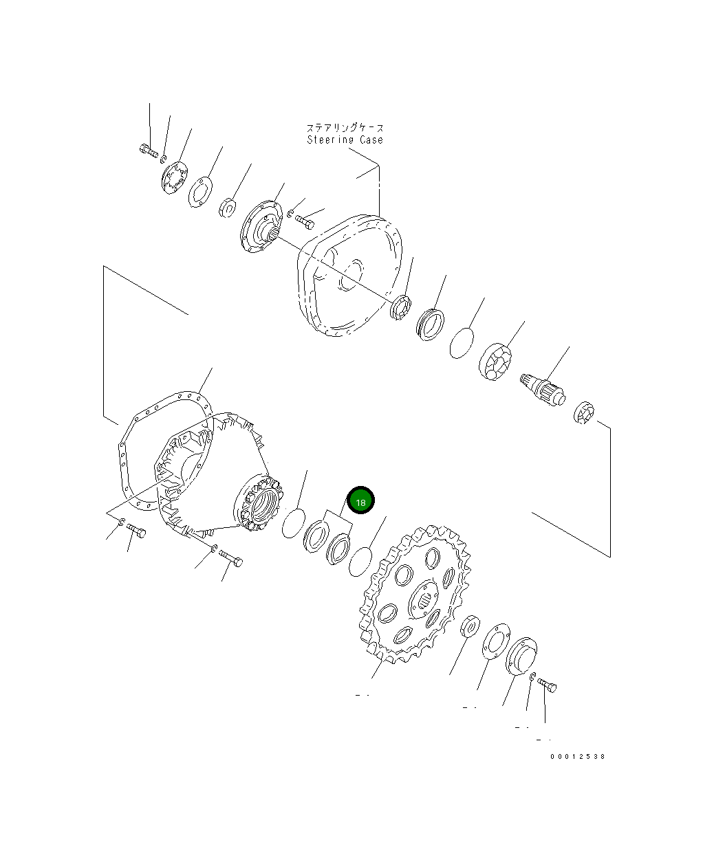 Кольцо 102-27-11210  Komatsu