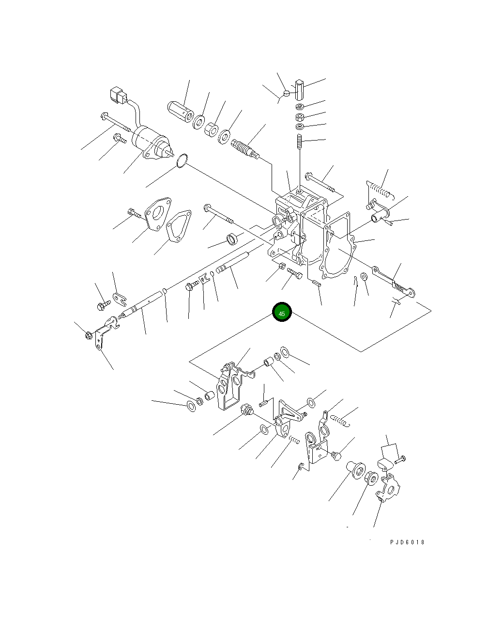 Болт 455-324 Komatsu
