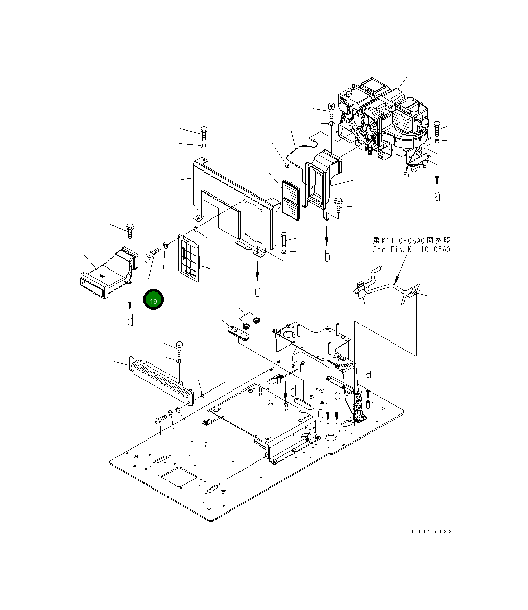 Болт 20Y-54-65790 Komatsu