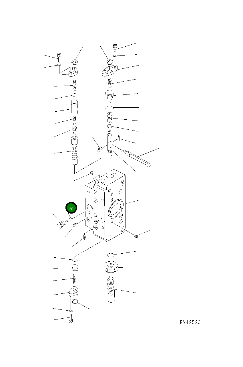 Кольцо уплотнительное (O-Ring) 07002-00823  Komatsu