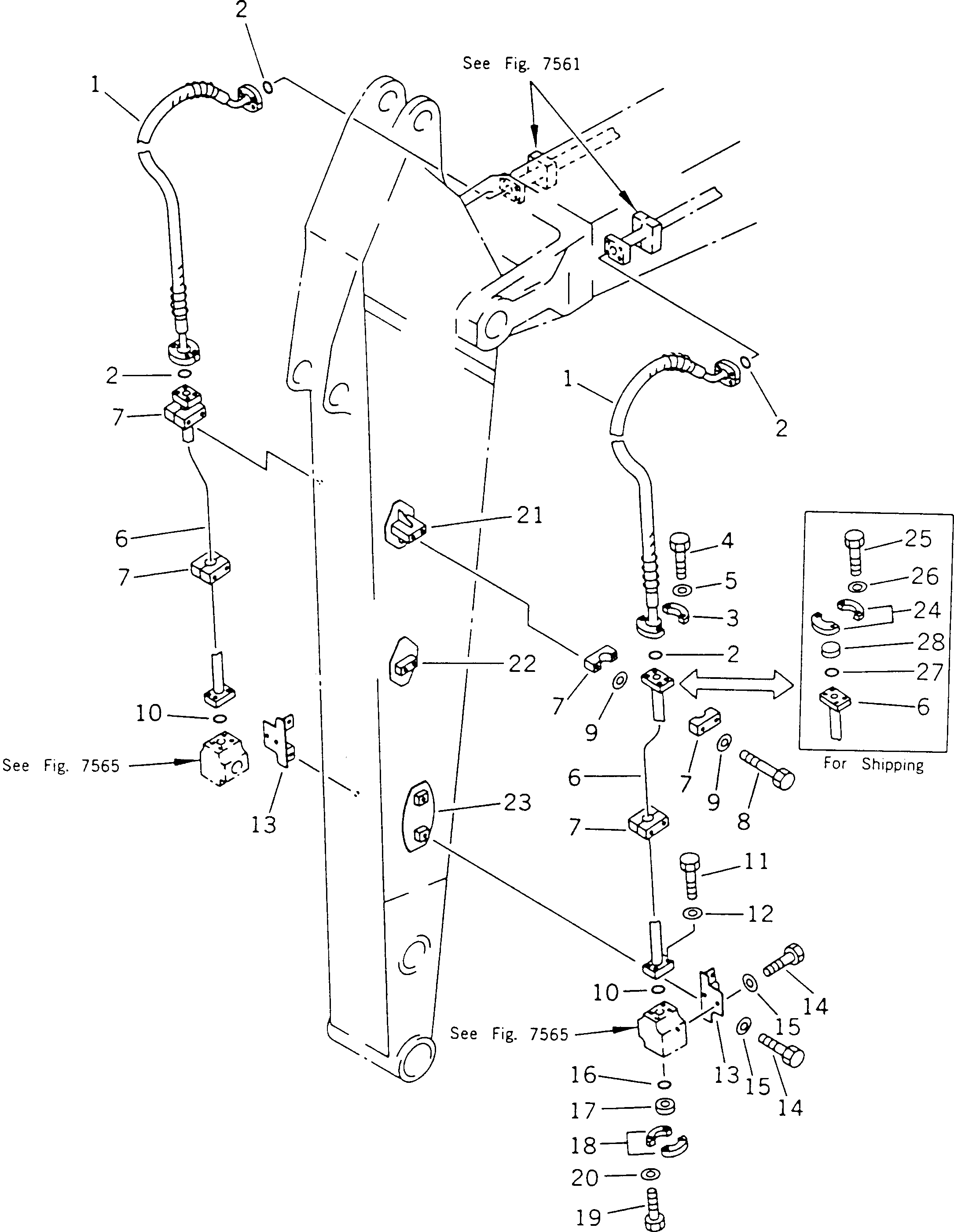 Кольцо уплотнительное (O-Ring) 07000-51038  Komatsu