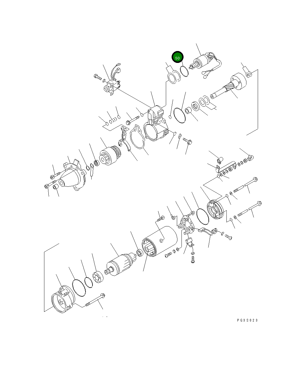 Кольцо уплотнительное (O-Ring) SD6414-02900 Komatsu