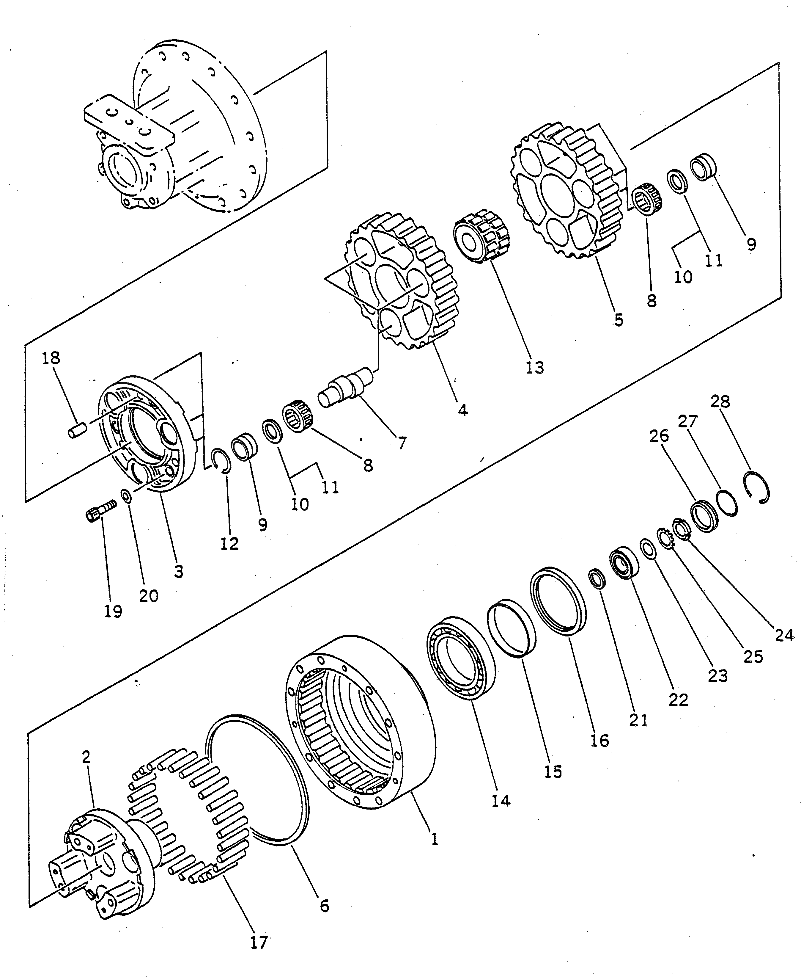 Болт 01252-31435  Komatsu
