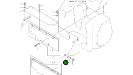 Крышка 14X-960-6321 Komatsu