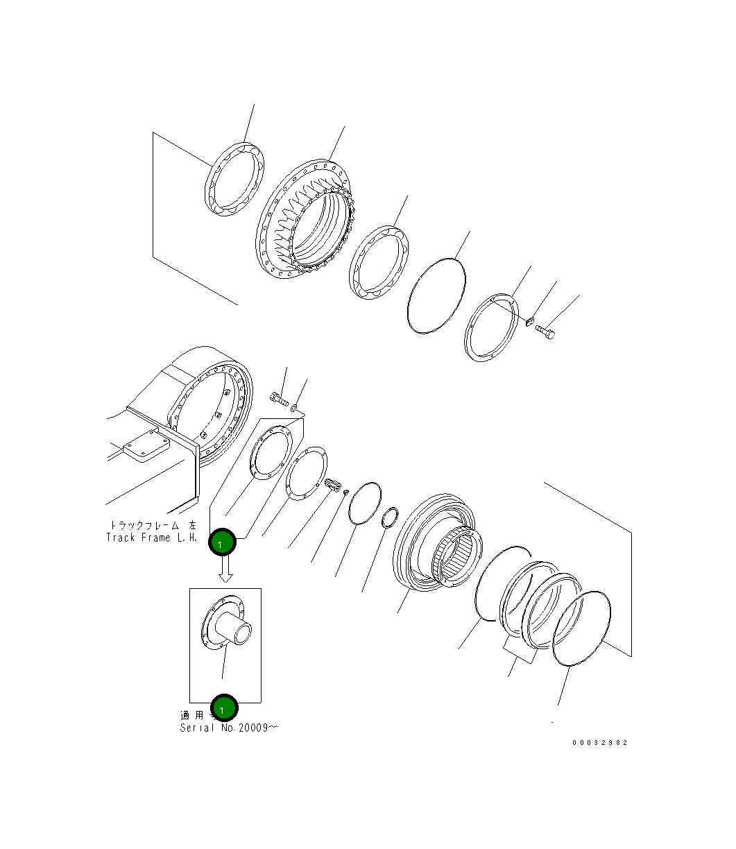 Крышка 209-27-71461 Komatsu