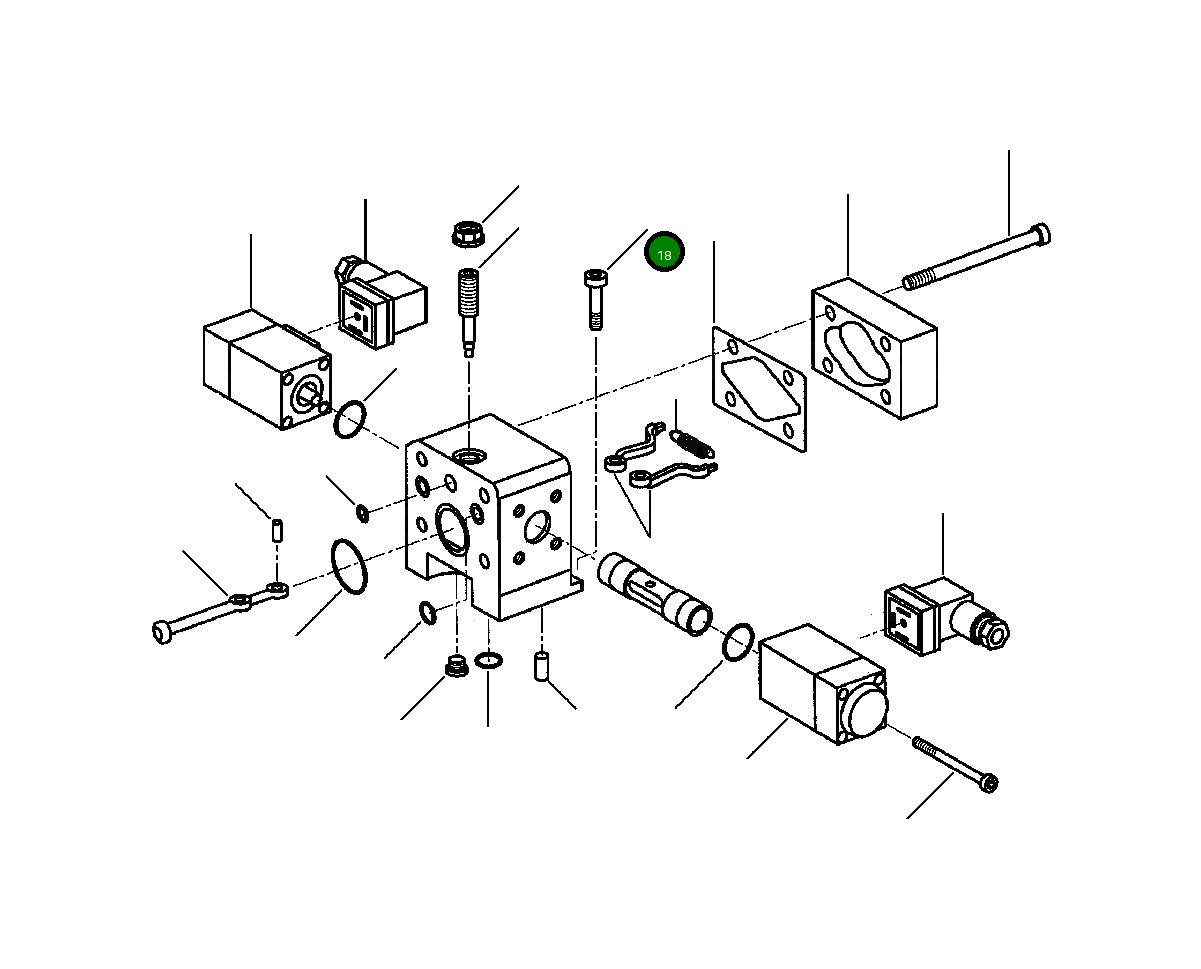 Болт 1438 722 H1  Komatsu