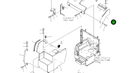Крышка 22U-54-24171NU Komatsu