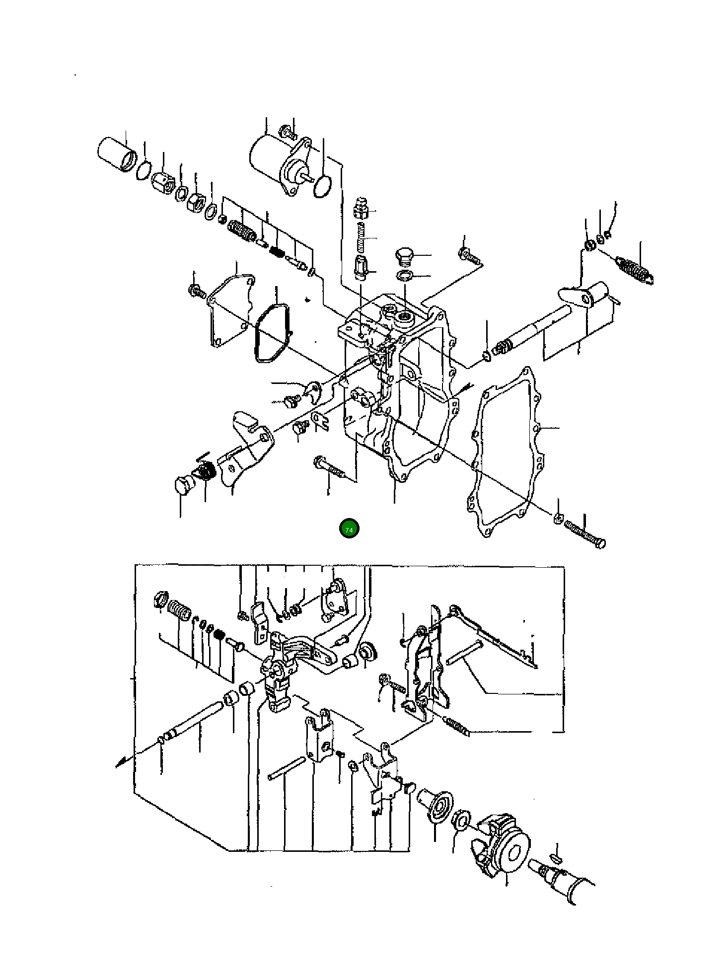 Болт YM26108-060402 Komatsu
