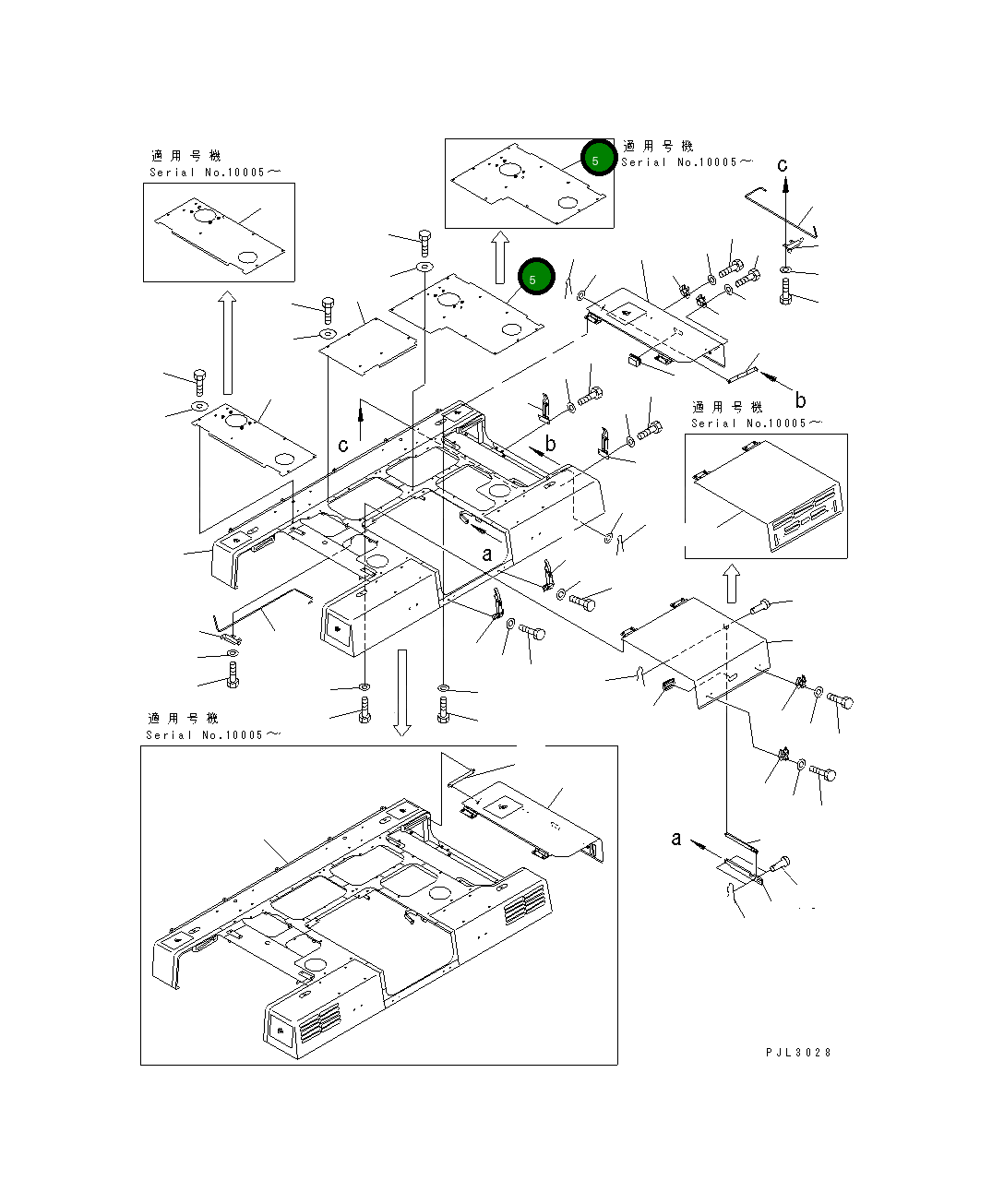 Крышка 21T-54-68251 Komatsu