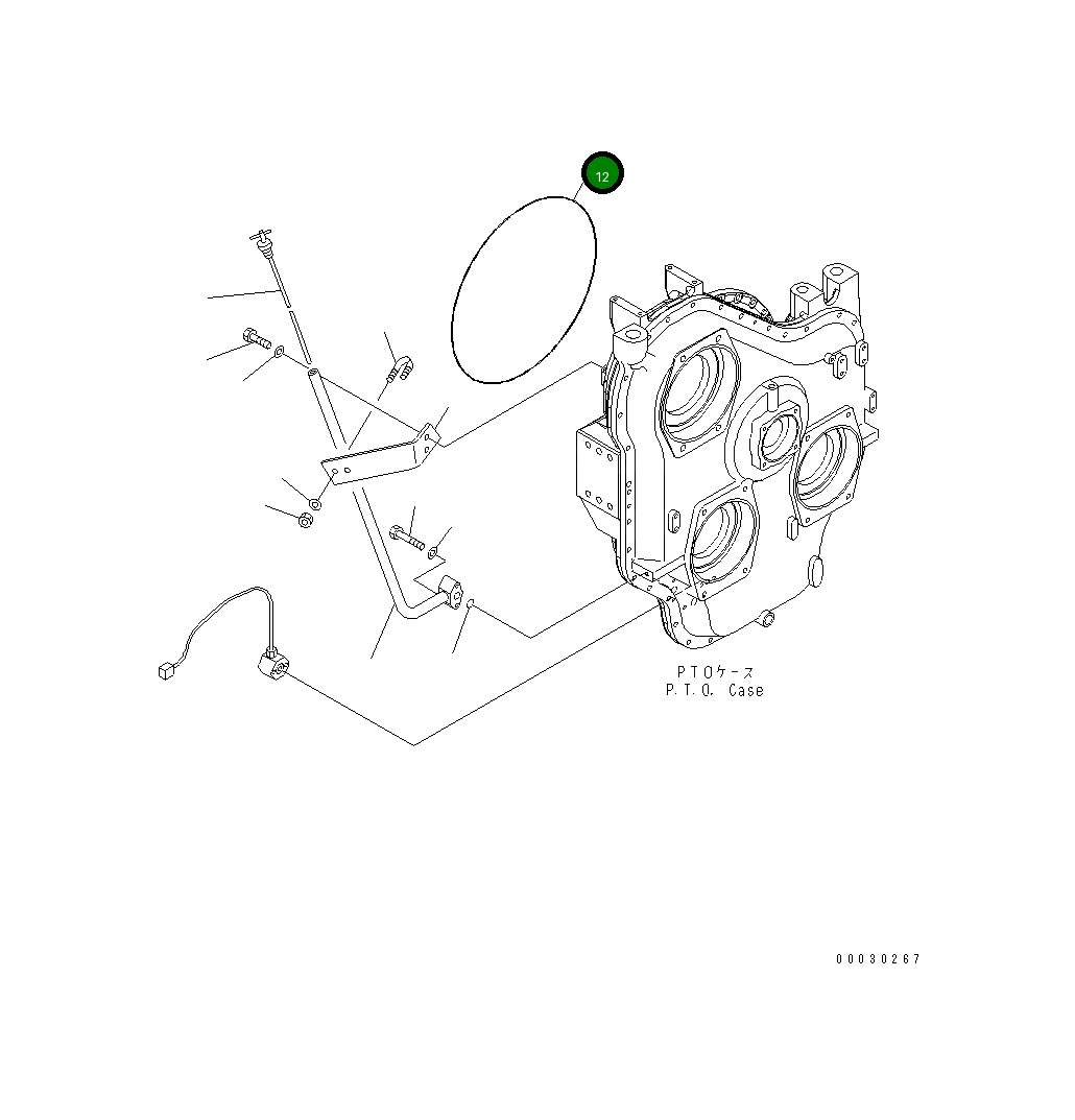 Кольцо уплотнительное (O-Ring) 07000-E5500 Komatsu