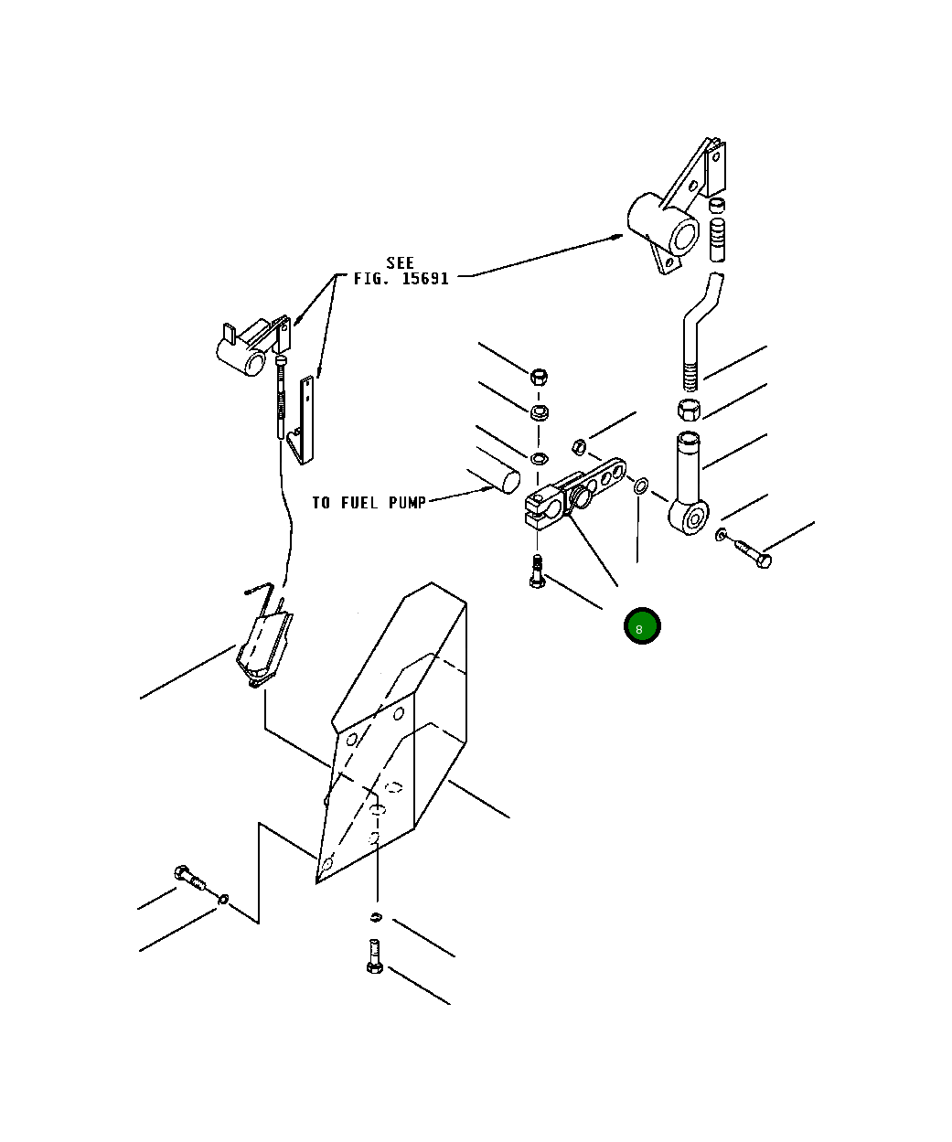 Болт 02030-70451 Komatsu