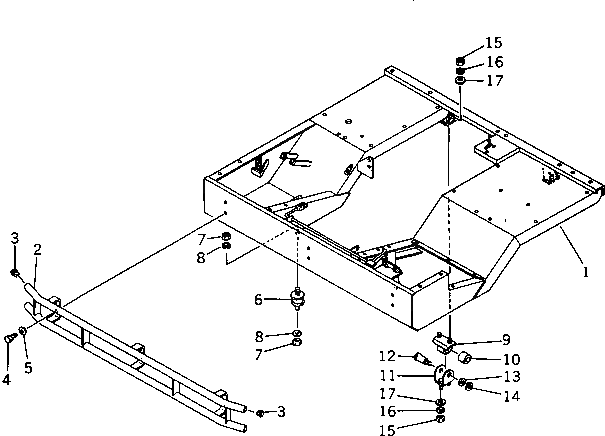 Болт YM26103-100252  Komatsu