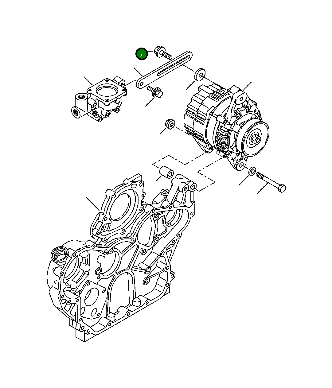 Болт YM119005-77350 Komatsu