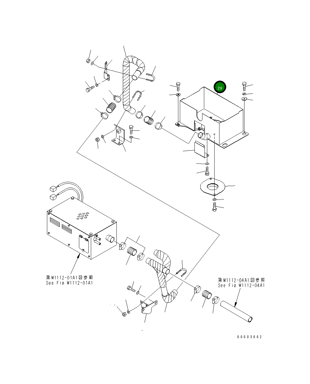 Крышка 20Y-977-6530 Komatsu