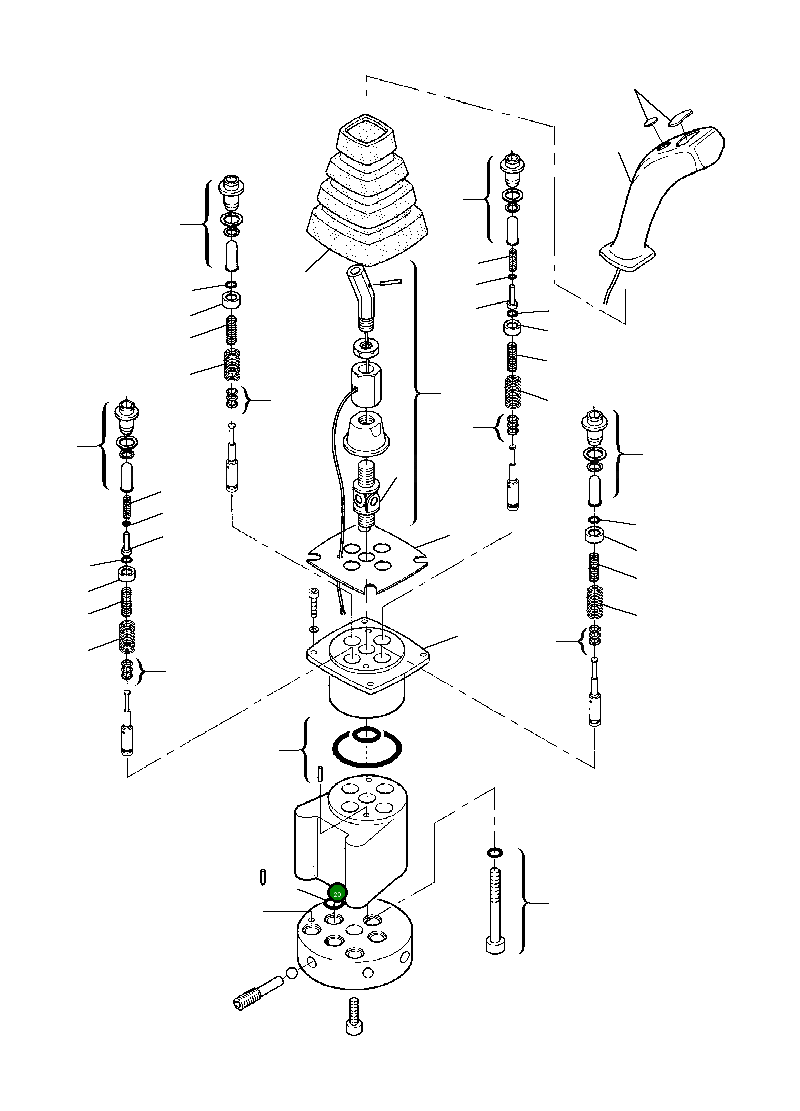Кольцо уплотнительное (O-Ring) 844200276 Komatsu