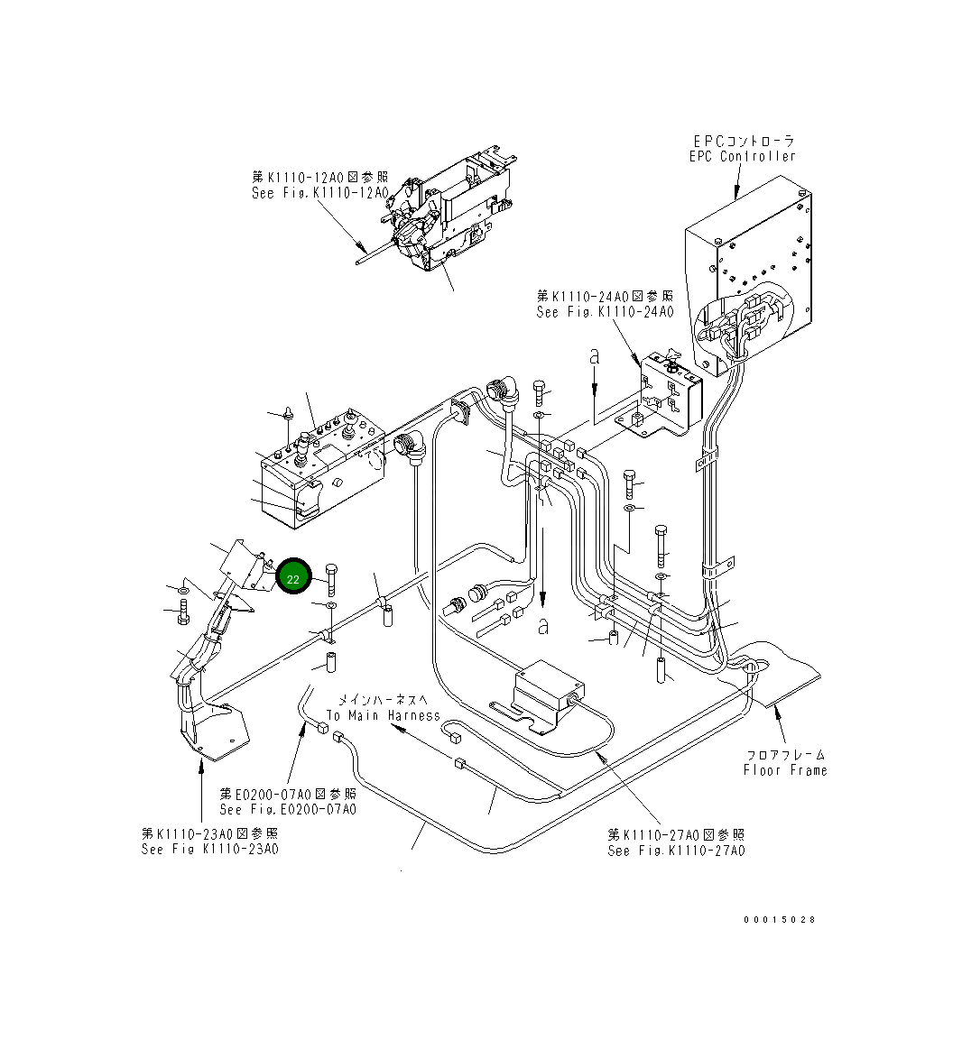 Болт 01010-D1295 Komatsu
