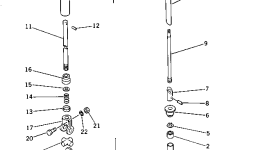 Вал 382-931091-1 Komatsu