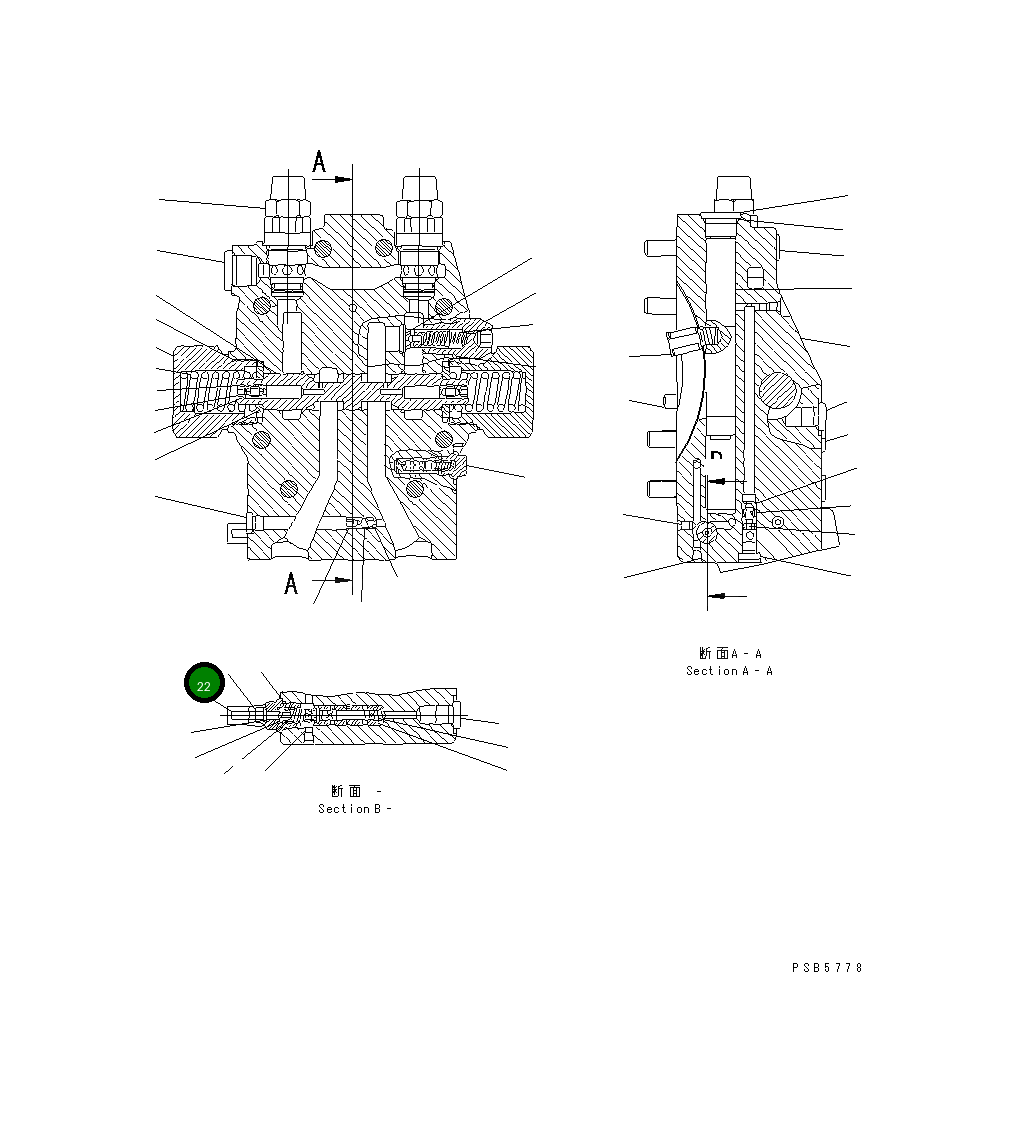 Болт 21P-60-K4430 Komatsu