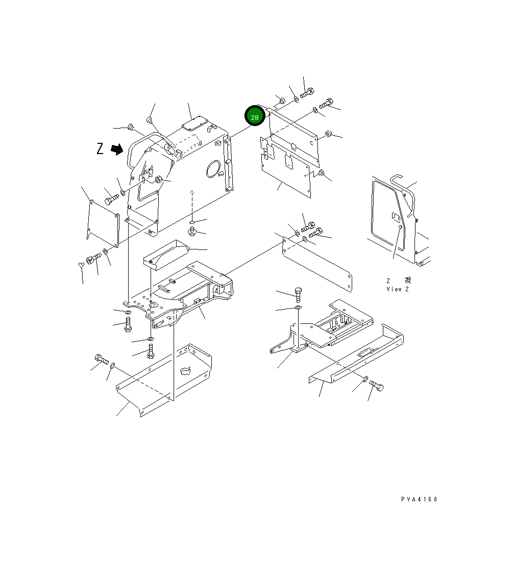 Крышка 114-54-49370 Komatsu