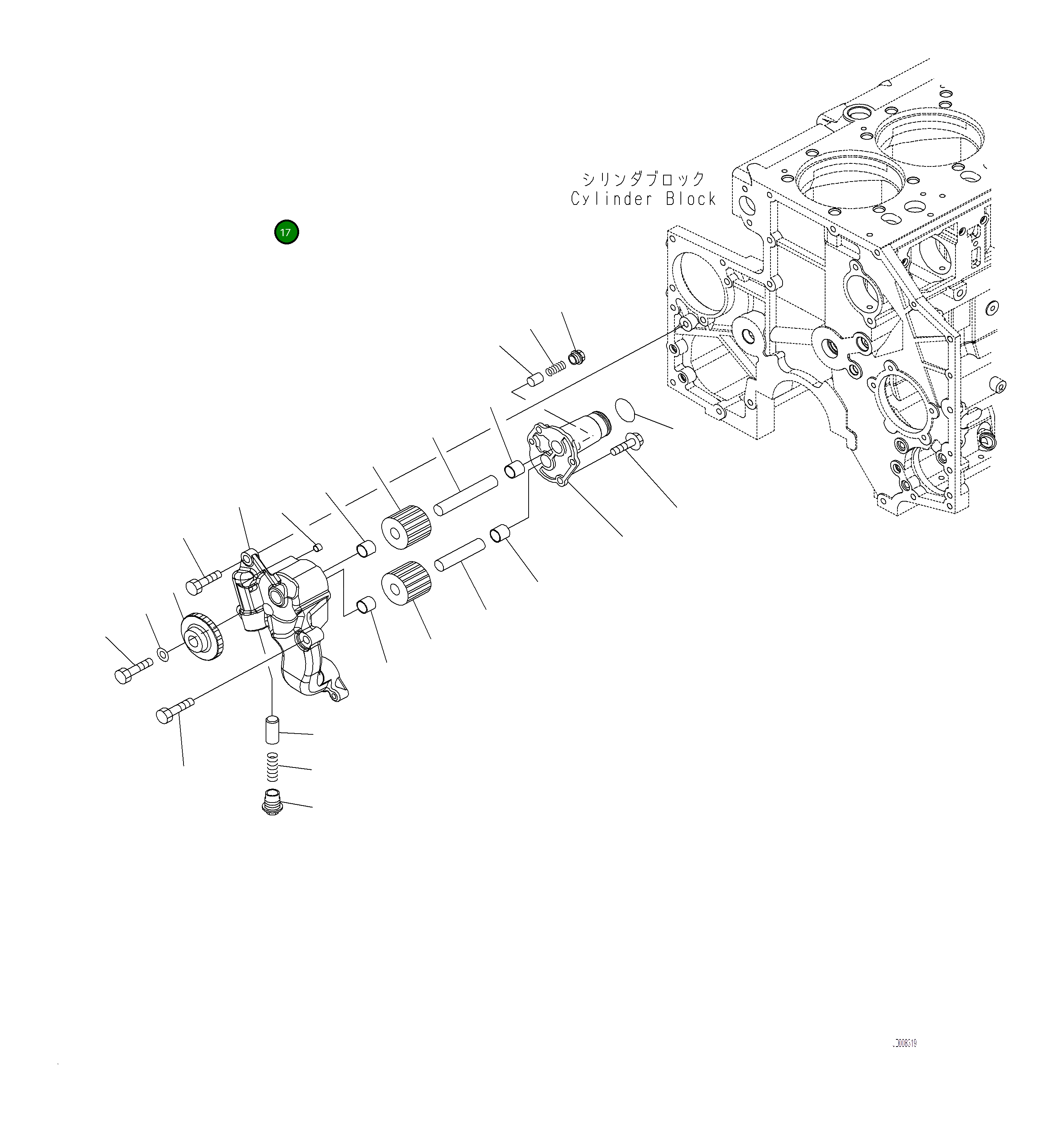 Болт PML199-04320 Komatsu