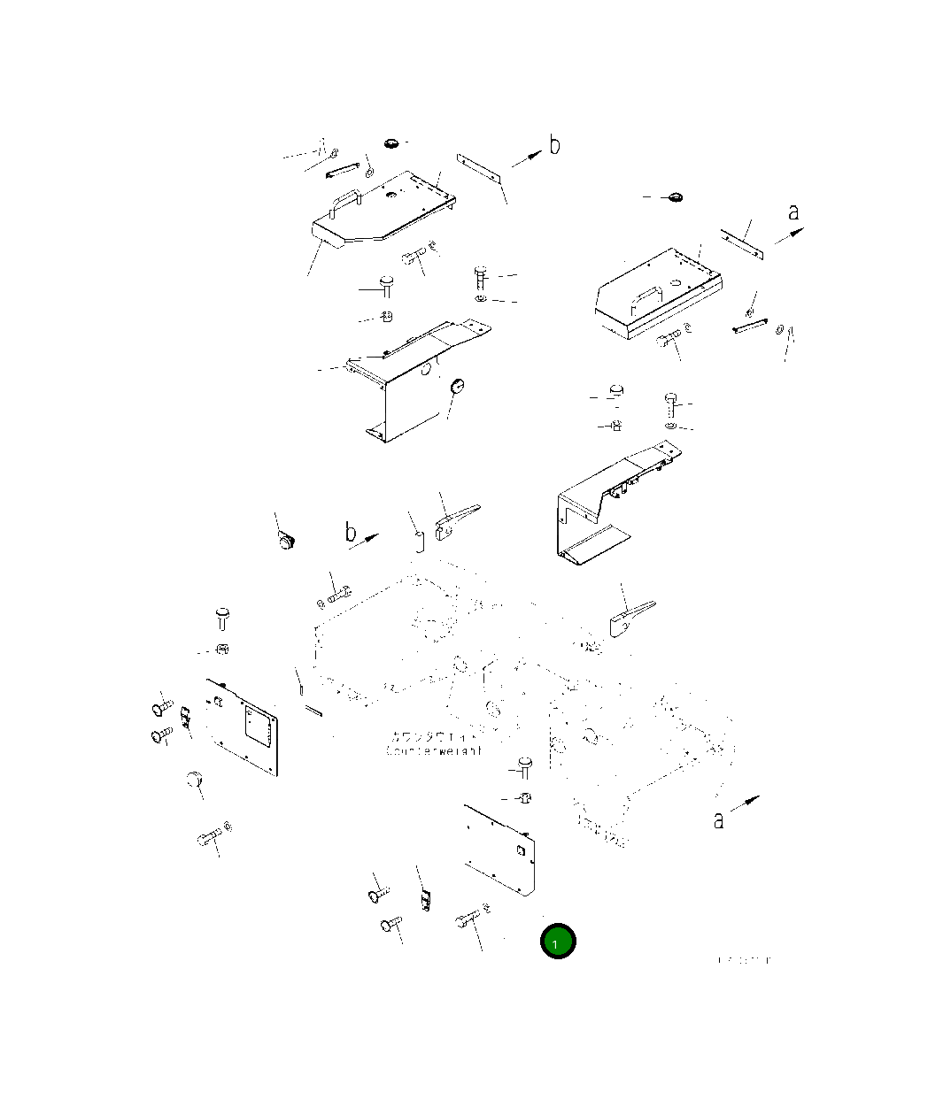 Крышка 423-06-68331  Komatsu