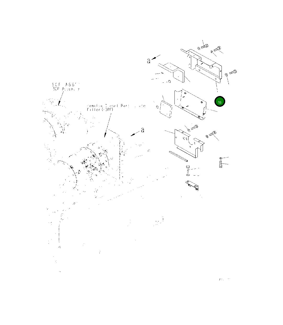 Крышка 425-54-51621 Komatsu