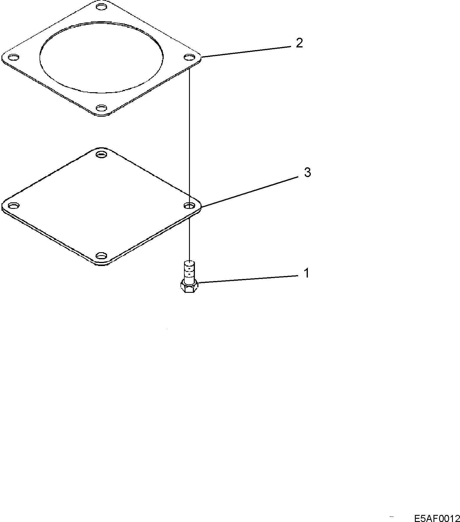Болт 6216-64-7320 Komatsu