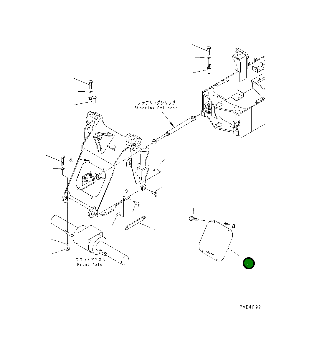Крышка 417-46-11310  Komatsu