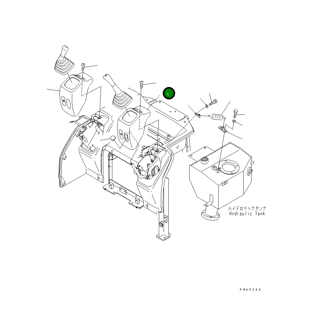 Крышка 22J-43-15731 Komatsu