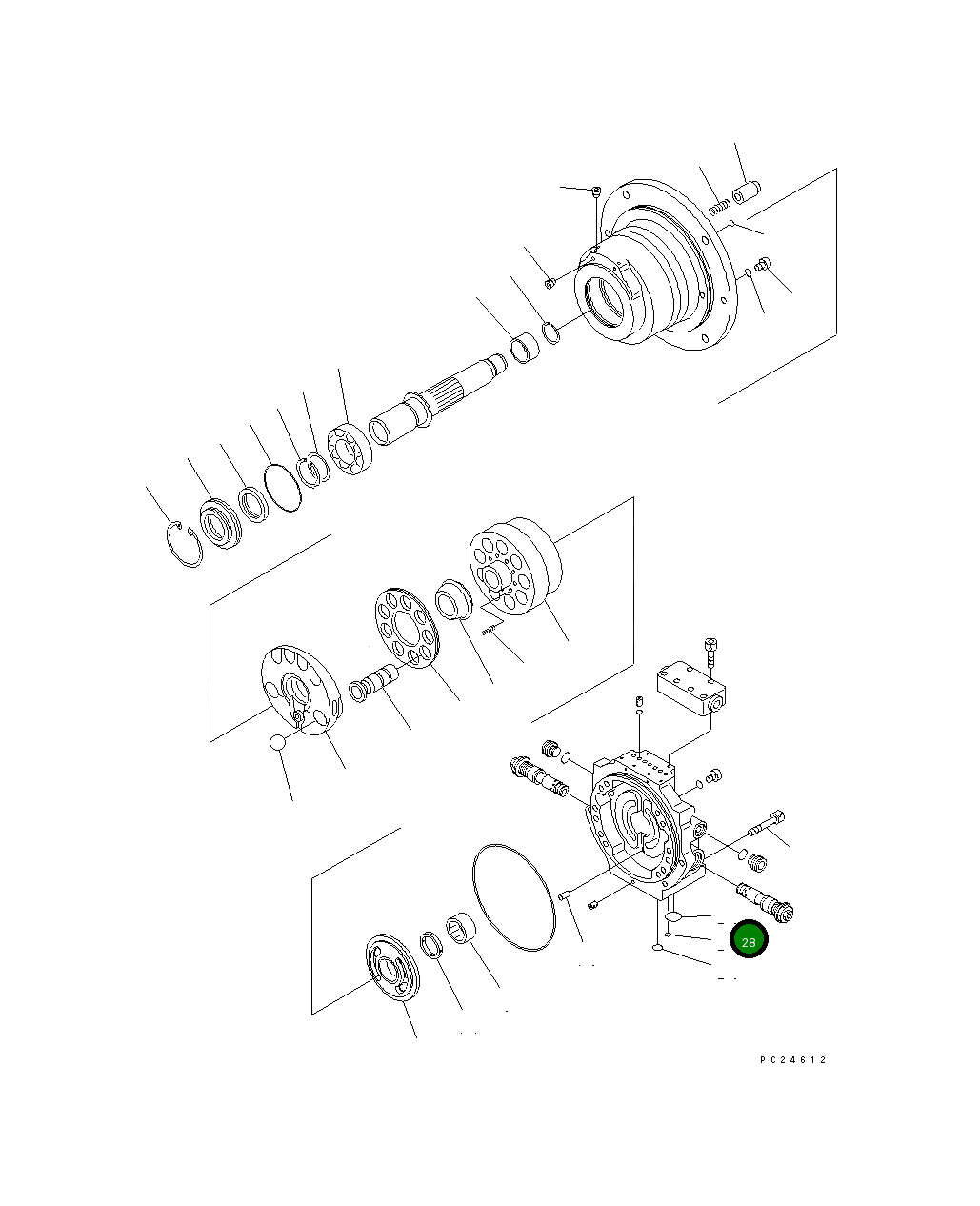 Кольцо уплотнительное (O-Ring) KB95113-03400 Komatsu