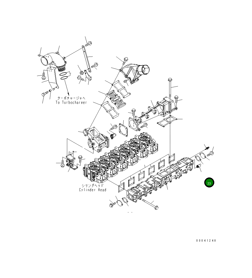 Кольцо уплотнительное (O-Ring) 6216-54-6320 Komatsu