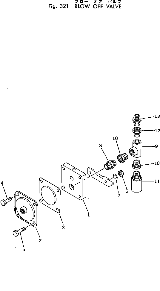 Болт M711037028010  Komatsu