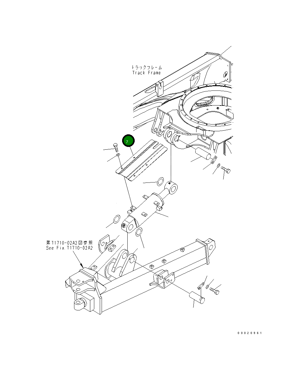 Крышка 22M-910-2880 Komatsu