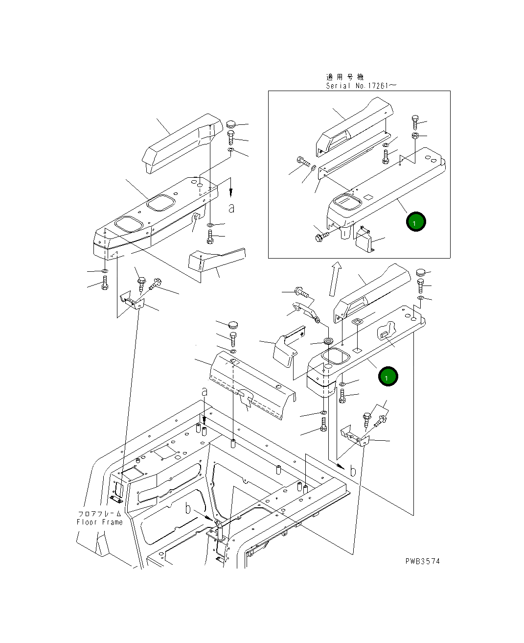 Крышка 195-54-71211 Komatsu