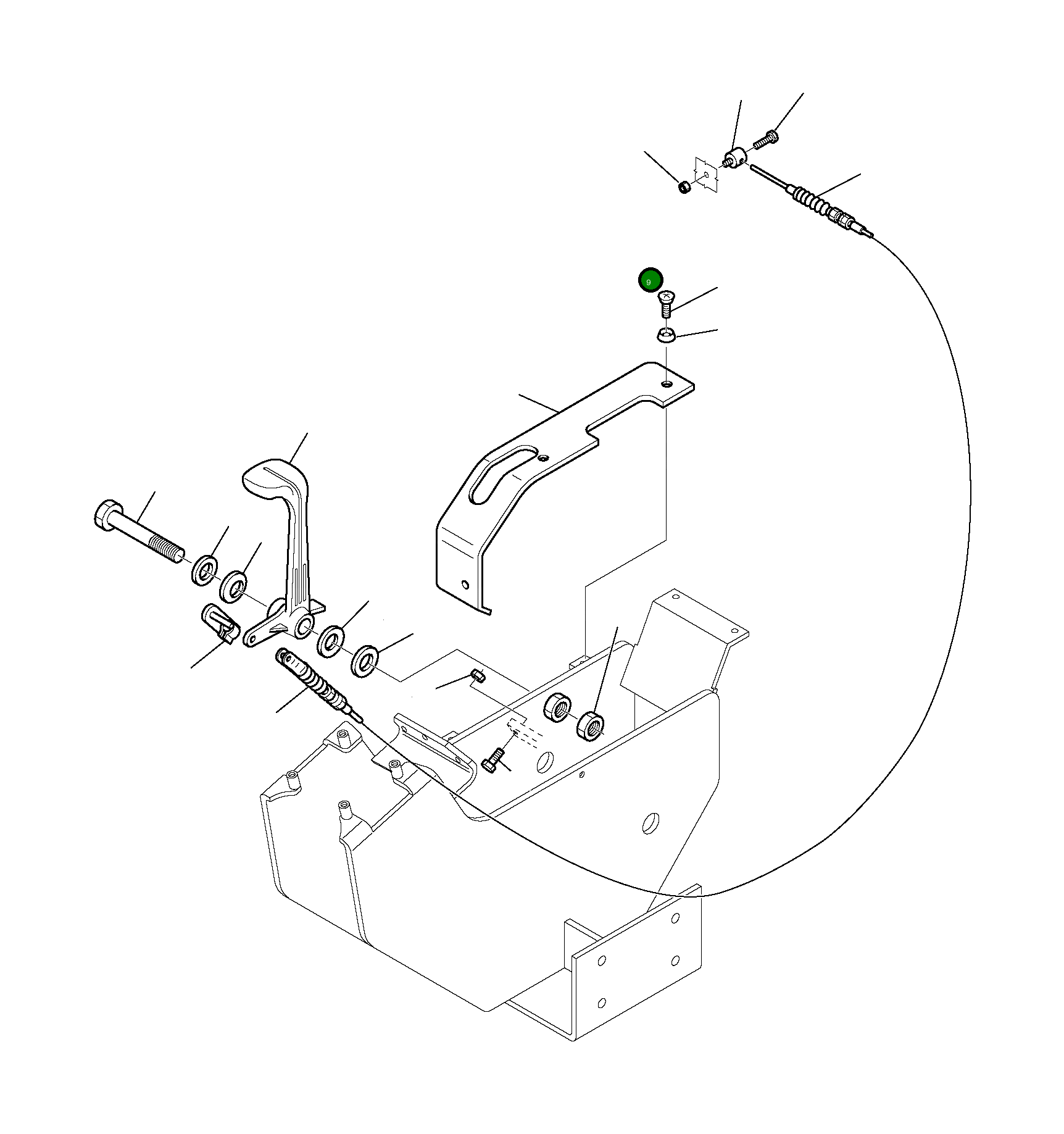 Болт 801014023 Komatsu