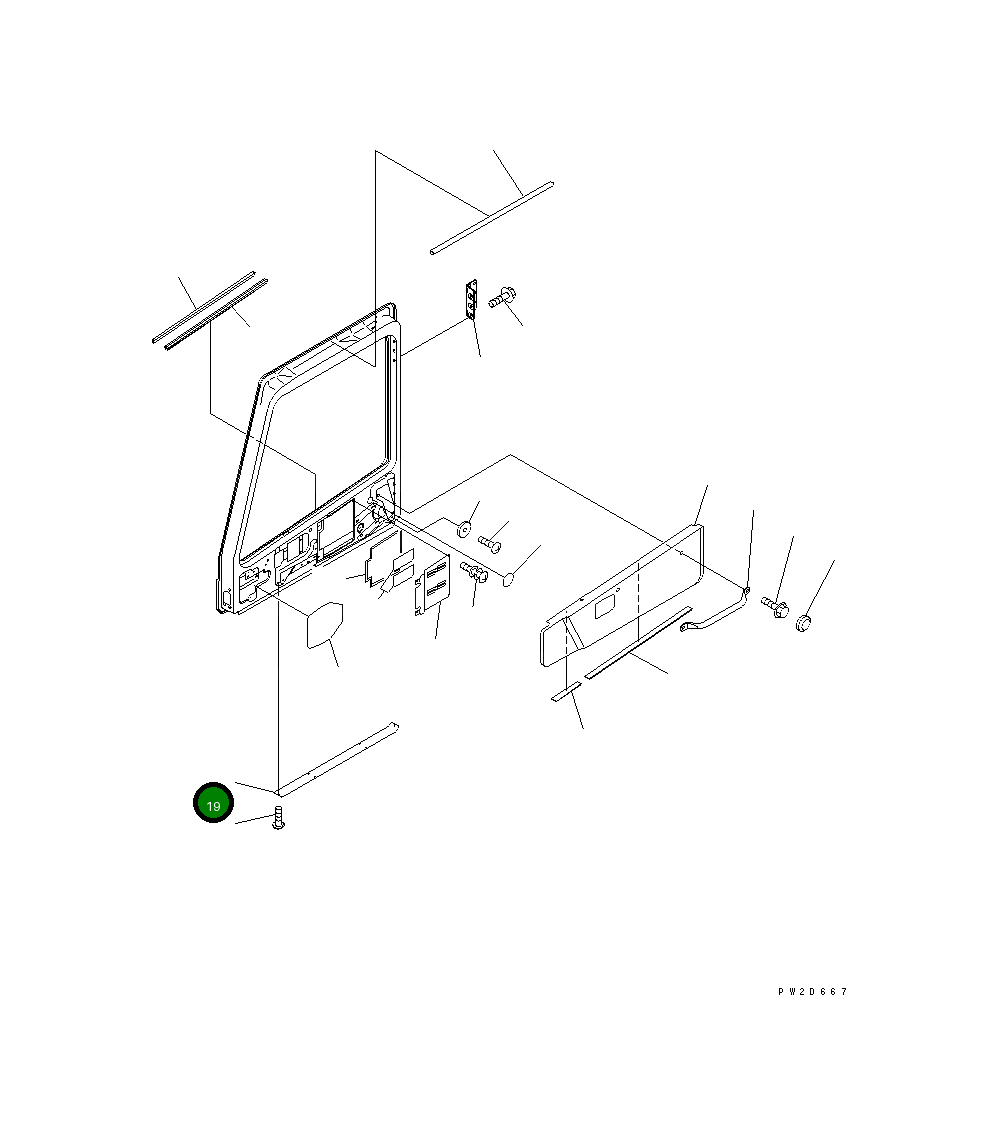 Крышка 56B-54-14560 Komatsu
