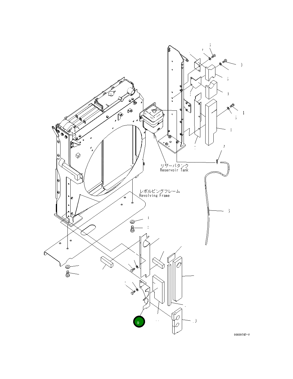 Крышка 208-03-75650  Komatsu