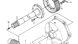 Шестерня 230-71-11463 Komatsu