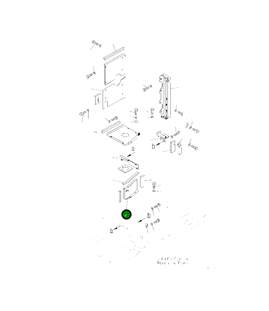 Крышка 2A6-54-12611 Komatsu