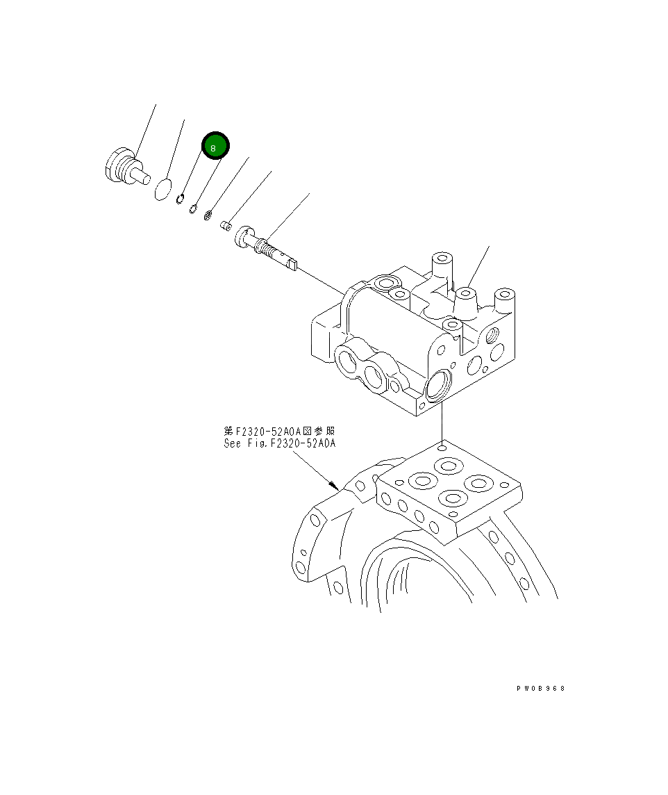 Кольцо 04065-01210 Komatsu