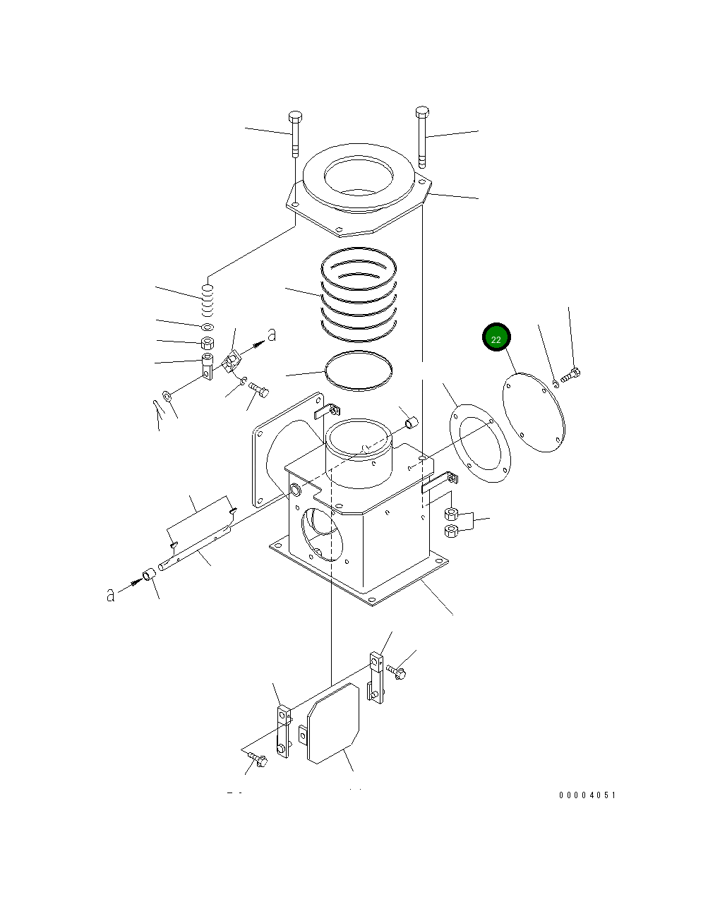 Крышка 566-02-11972 Komatsu